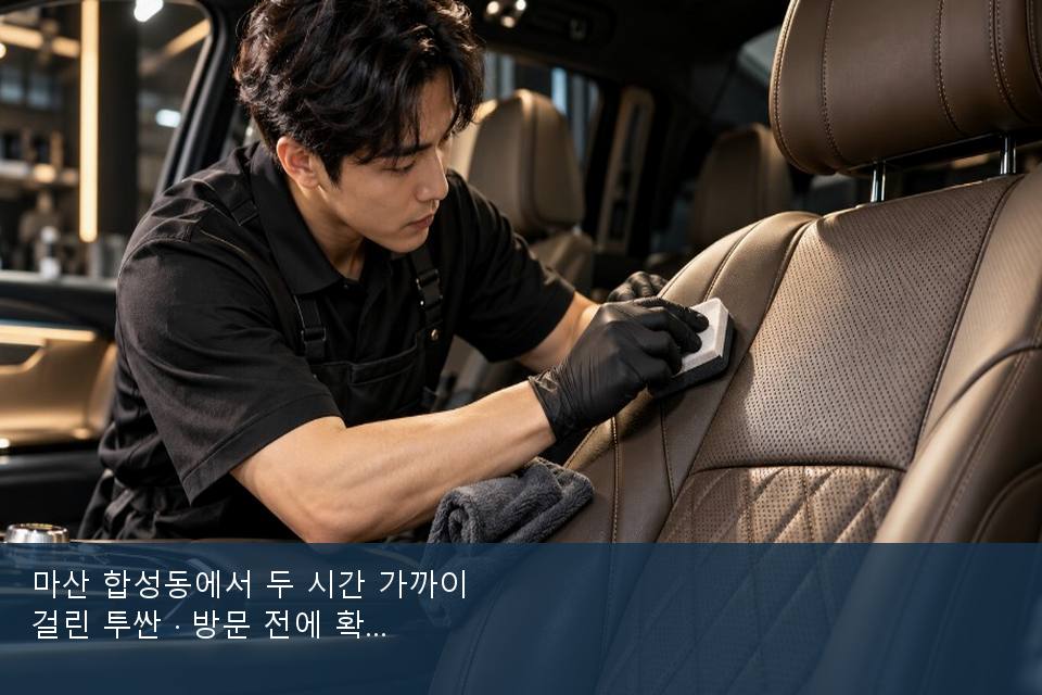 마산 합성동에서 두 시간 가까이 걸린 투싼 · 방문 전에 확인한 것